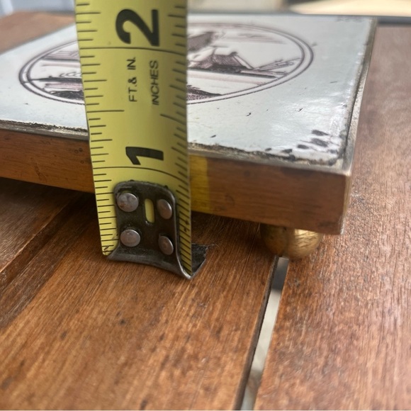 Antique Dutch Delft Tile- 18th Century -Trivet -Decor - Picture 9 of 9